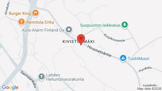 Værkstedslokaler til leje i Lahti - Foto fra Google Street View