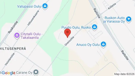 Kantorruimte te huur i Oulu - Foto uit Google Street View