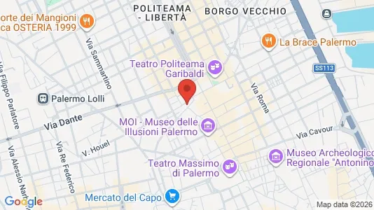 Nieruchomości komercyjne Na sprzedaż i Palermo - kort over placeringen