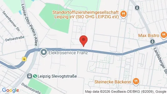 Toimistotilat Vuokrattavana i Leipzig - Kuva Google Street Viewstä
