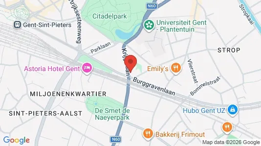 Nieruchomości komercyjne Do wynajęcia i Stad Gent - kort over placeringen