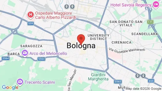 Sklepy Do wynajęcia i Bologna - kort over placeringen