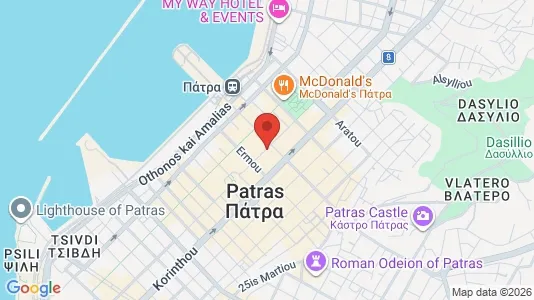 Lokaler til leje i Patras - Foto fra Google Street View
