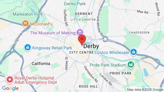 Büros zum Kauf i Derby - Derbyshire – Foto von Google Street View