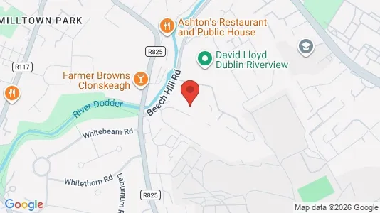 Kontorlokaler til leje i Dublin 14 - kort over placeringen