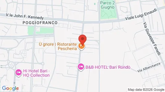 Propiedades comerciales En alquiler i Bari - kort over placeringen