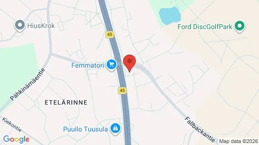 Lokale biurowe Do wynajęcia i Tuusula - kort over placeringen
