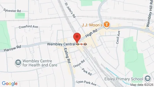 Lokaler til leje i Wembley - Middlesex - Foto fra Google Street View
