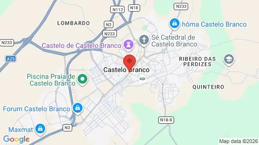 Kaupat Myynnissä i Castelo Branco - kort over placeringen
