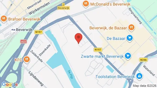 Nieruchomości komercyjne Na sprzedaż i Beverwijk - kort over placeringen