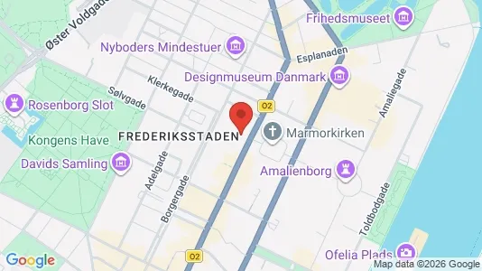 Kontorslokaler för uthyrning i Köpenhamn K - kort over placeringen
