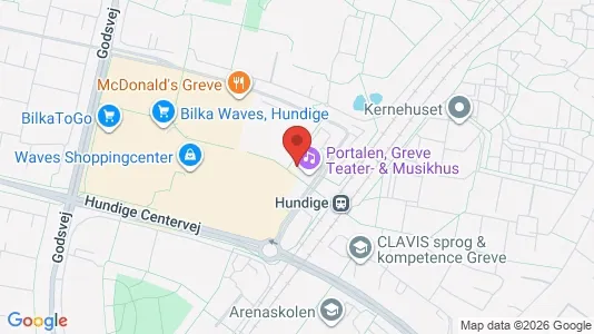Clinics Do wynajęcia i Greve - kort over placeringen