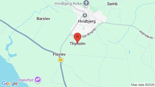 Restauranter til salgs i Thyholm - kort over placeringen