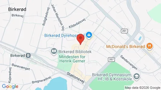 Lokale biurowe Do wynajęcia i Birkerød - kort over placeringen