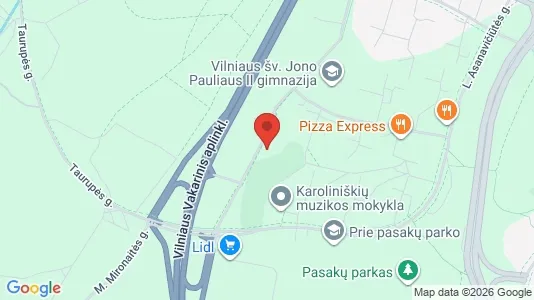 Büros zur Miete i Vilnius Karoliniškės - kort over placeringen