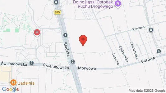 Kontorlokaler til leje i Wrocław - kort over placeringen