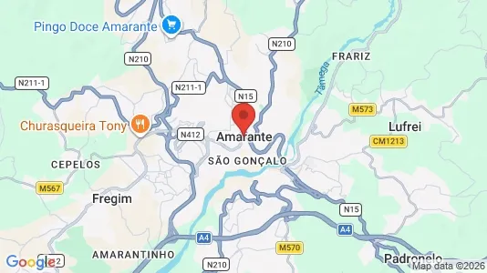 Lager zur Miete i Amarante – Foto von Google Street View