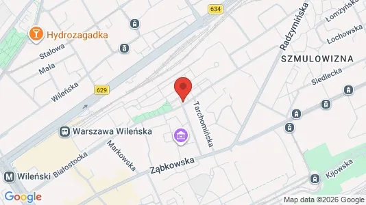 Företagslokaler för uthyrning i Warszawa Praga-Północ - kort over placeringen