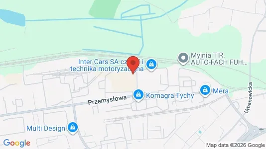 Büros zur Miete i Tychy – Foto von Google Street View