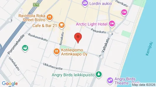 Lokaler til leje i Rovaniemi - kort over placeringen