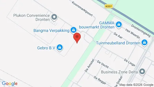 Företagslokaler för uthyrning i Dronten – Foto från Google Street View