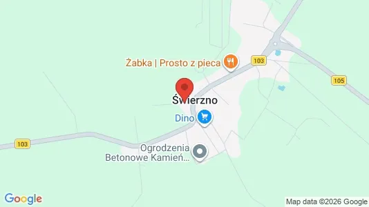Kontorlokaler til leje i Kamieński - kort over placeringen