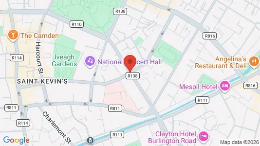 Toimistotilat Vuokrattavana i Dublin 2 - Kuva Google Street Viewstä