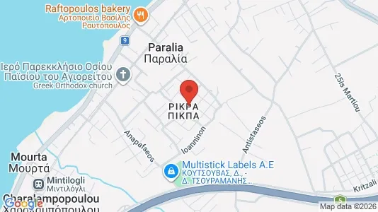 Gewerbeflächen zur Miete i Patras - kort over placeringen