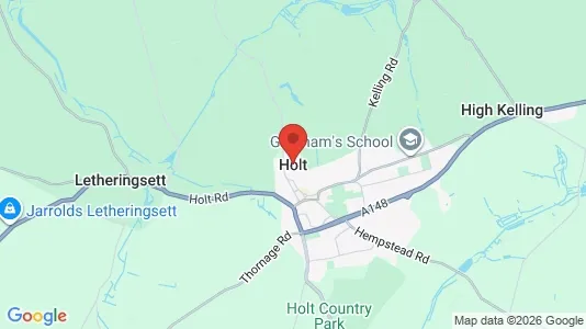 Ladenlokale zur Miete i Holt - Norfolk – Foto von Google Street View