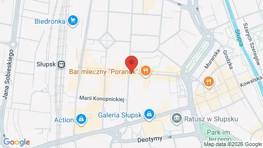 Büros zur Miete i Słupsk – Foto von Google Street View