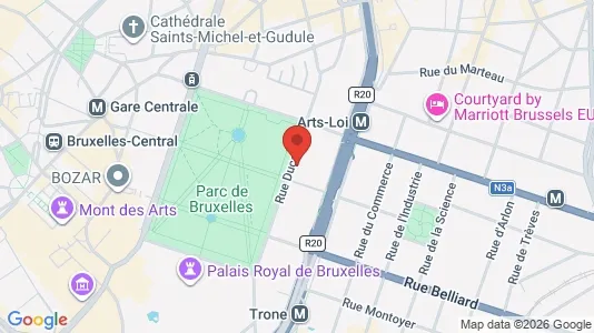 Büros zur Miete i Stad Brussel - kort over placeringen