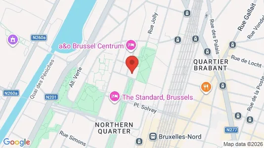Kantorruimte te huur i Brussel Schaarbeek - kort over placeringen