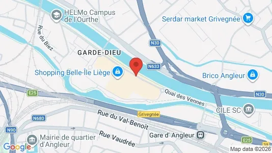 Kontorer til leie i Luik – Bilde fra Google Street View