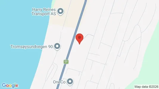 Nieruchomości komercyjne Do wynajęcia i Tromsø - kort over placeringen