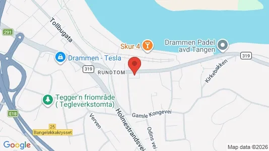 Lokale biurowe Do wynajęcia i Drammen - kort over placeringen