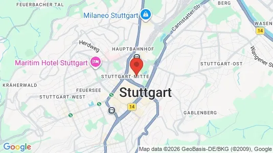 Kontorlokaler til leje i Stuttgart-Mitte - Foto fra Google Street View