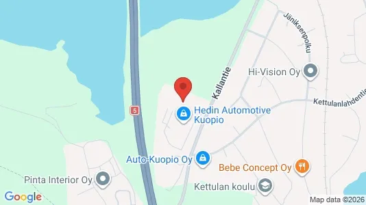 Lokaler til leje i Kuopio - kort over placeringen
