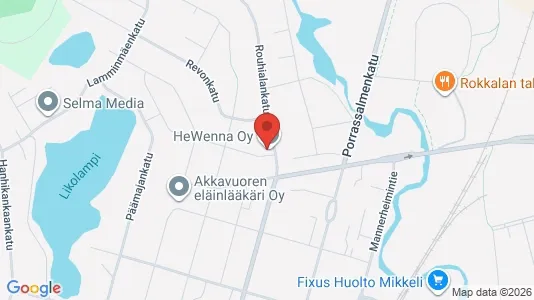 Lokaler til leje i Mikkeli - Foto fra Google Street View