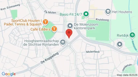 Kontorlokaler til leje i Houten - Foto fra Google Street View