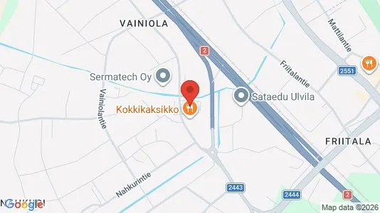 Varastot Vuokrattavana i Ulvila - kort over placeringen