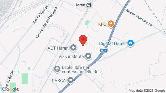 Gewerbeflächen zum Kauf i Stad Brussel - kort over placeringen