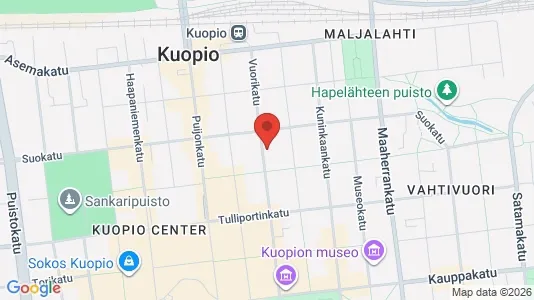 Lokale biurowe Do wynajęcia i Kuopio - kort over placeringen