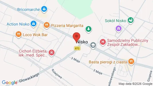 Lokale biurowe Do wynajęcia i Niżański - kort over placeringen