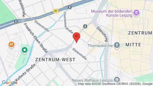 Kontorlokaler til leje i Leipzig - Foto fra Google Street View