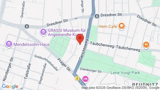 Toimistotilat Vuokrattavana i Leipzig - Kuva Google Street Viewstä
