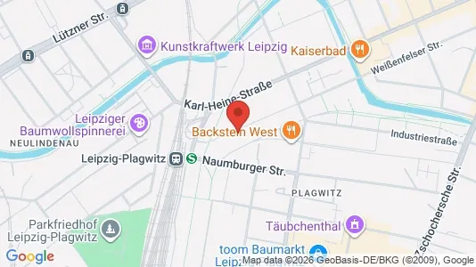 Kontorlokaler til leje i Leipzig - Foto fra Google Street View