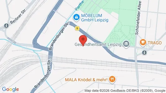 Büros zur Miete i Leipzig – Foto von Google Street View