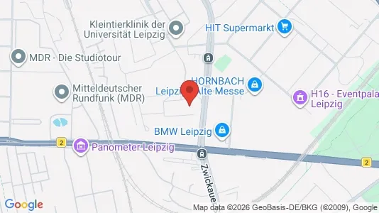 Espacios de oficina En alquiler i Leipzig - Foto de Google Street View