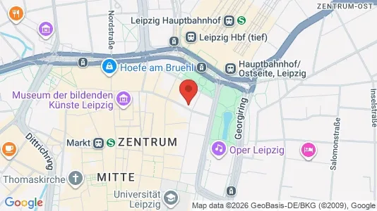 Kontorlokaler til leje i Leipzig - Foto fra Google Street View