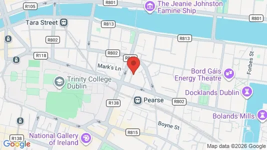 Toimistotilat Vuokrattavana i Dublin 2 - Kuva Google Street Viewstä